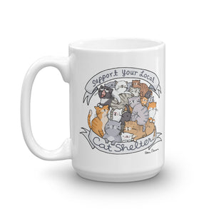 Support Your Local Cat Shelter Mug