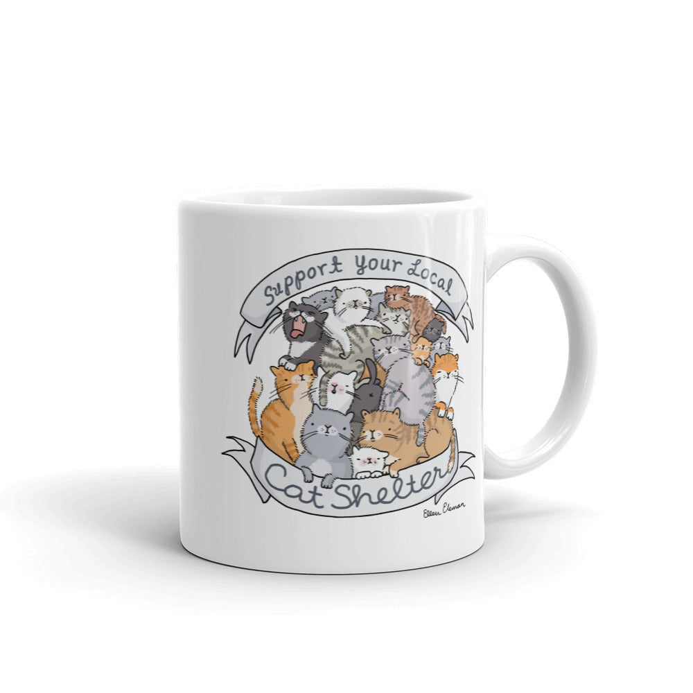 Support Your Local Cat Shelter Mug